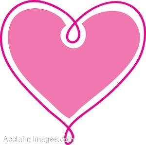 Clip Art Picture Of Pink Heart