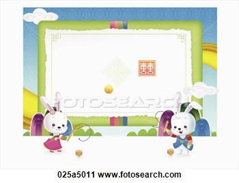 Clipart   Greeting About New Year S Day In Lunar Calendar  Fotosearch