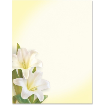 Easter Lily Border Clip Art