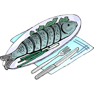 Fish Plate 2 Clipart Cliparts Of Fish Plate 2 Free Download  Wmf Eps