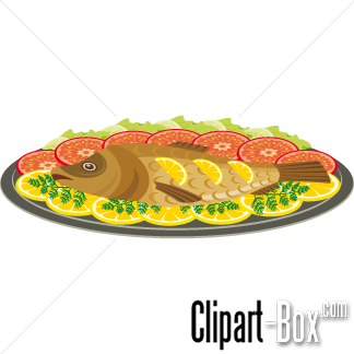 Fish Plate Clip Art