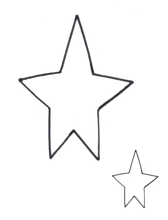 Free Star Shapes To Use As Patterns For Applique Quilting Or Clipart 