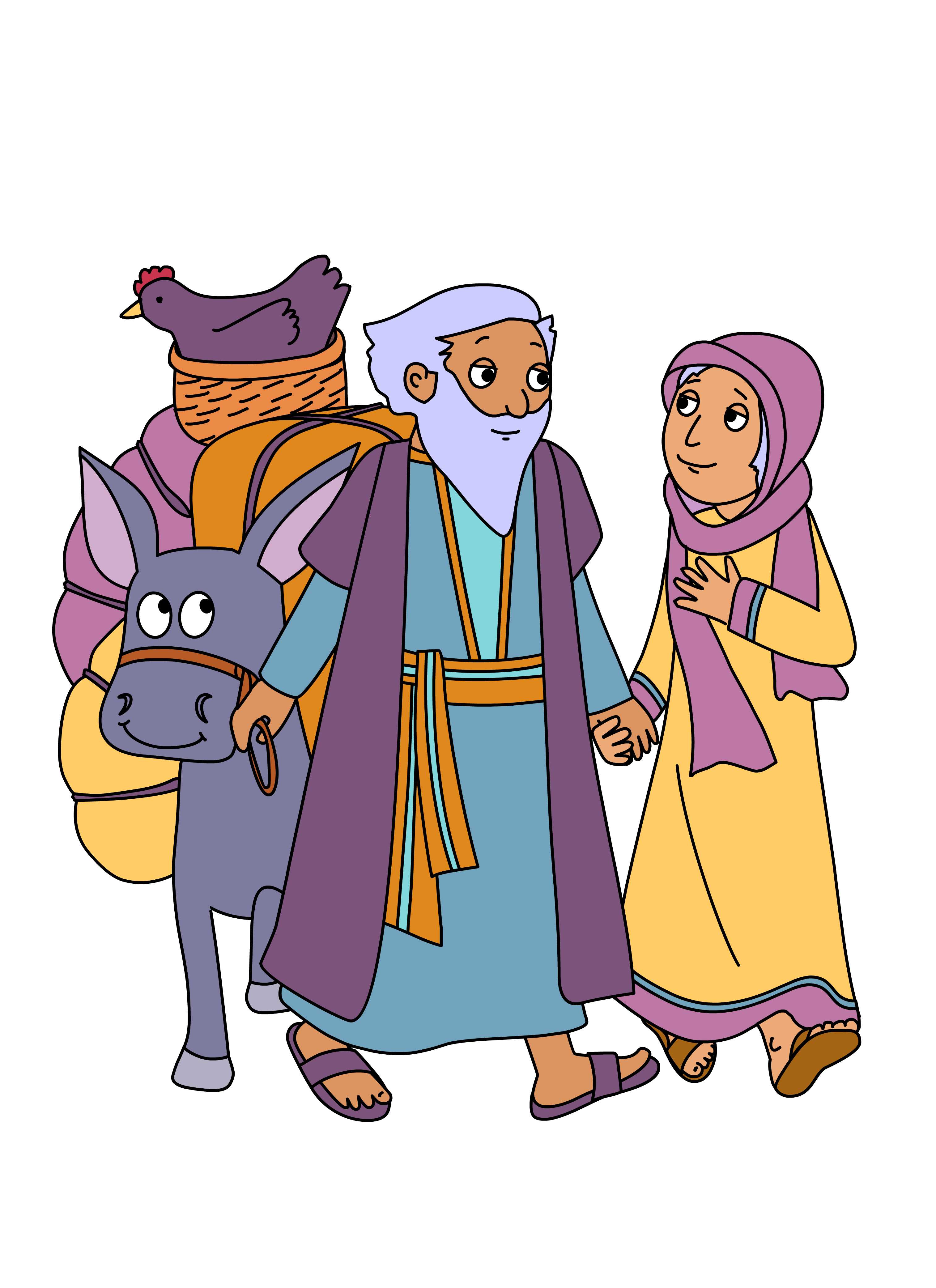 Home   Bible Stories   Activities   Abraham And Sarah   A New Home
