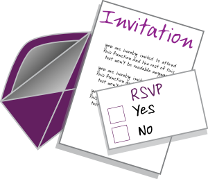 Invitation Clip Art At Clker Com   Vector Clip Art Online Royalty