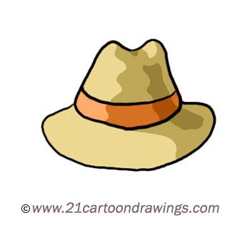 Light Brown Hat Clip Art  This Icon Cartoon Created In 350 X 316    