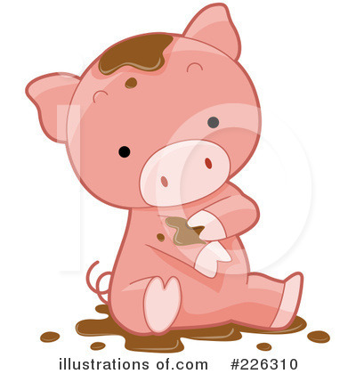 Muddy Pig Clipart Royalty Free  Rf  Pig Clipart