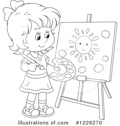 Paint Clipart Black And White More Clip Art Illustrations Of