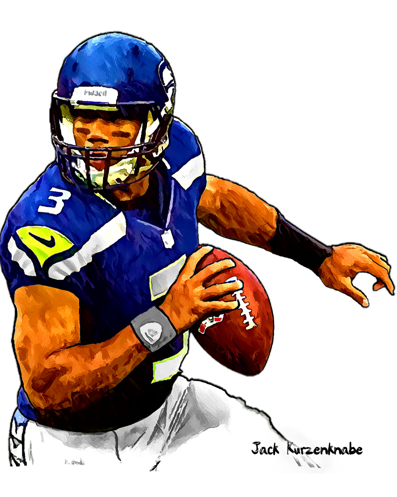     Professional Football Player Russell Wilson And Clipart On Pinterest