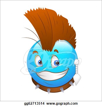 Related Pictures Clipart Shiny Teeth Cartoon With Eyes Over Blue