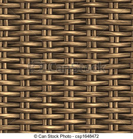 Stock Illustration   Woven Wicker Basket   Stock Illustration Royalty