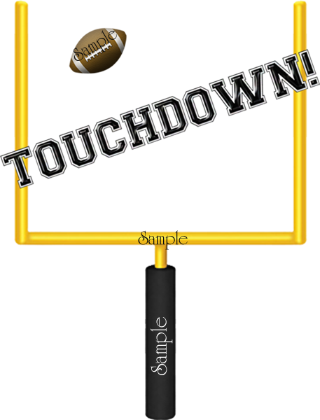 Touchdown Clipart Wordart Touchdown Web Png  457 600    Touchdown    