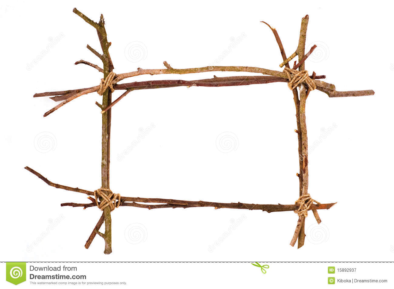 Twig Frame Royalty Free Stock Photography   Image  15892937