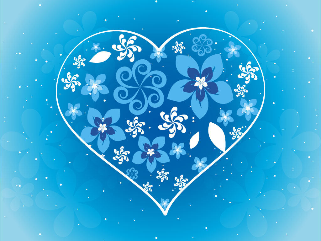 Winter Flower Heart