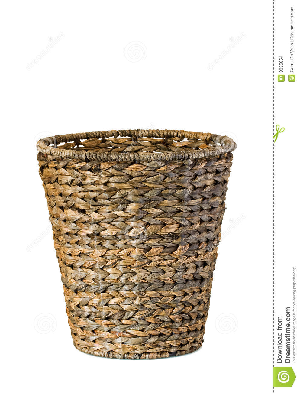 Woven Basket Stock Images   Image  8035854
