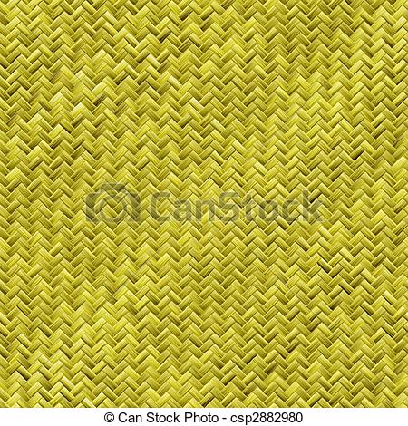 Woven Basket Texture Seamlessly Tiling Rendered Background