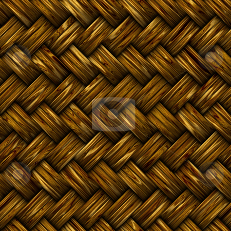 Woven Wicker Basket Stock Vector Clipart Great Background Image Of