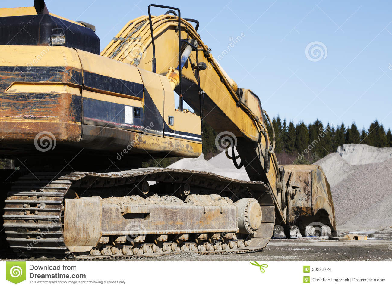 Bulldozers And Trucks In Action Stock Images   Image  30222724