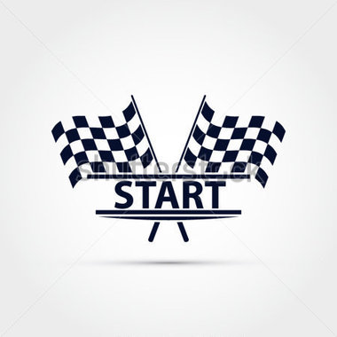 File Browse   Signs   Symbols   Race Flag Vector Start Illustration
