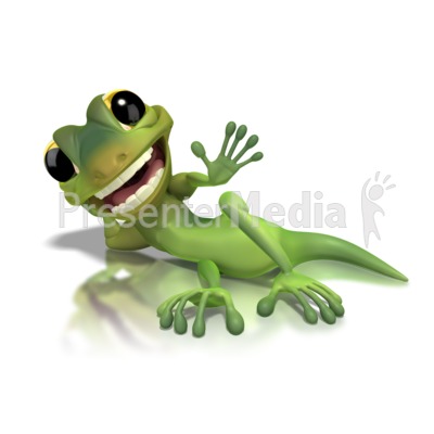 Gecko Lying Down   Wildlife And Nature   Great Clipart For