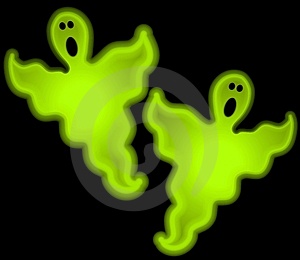 Halloween Glow Ghosts Clip Art Royalty Free Stock Photography   Image