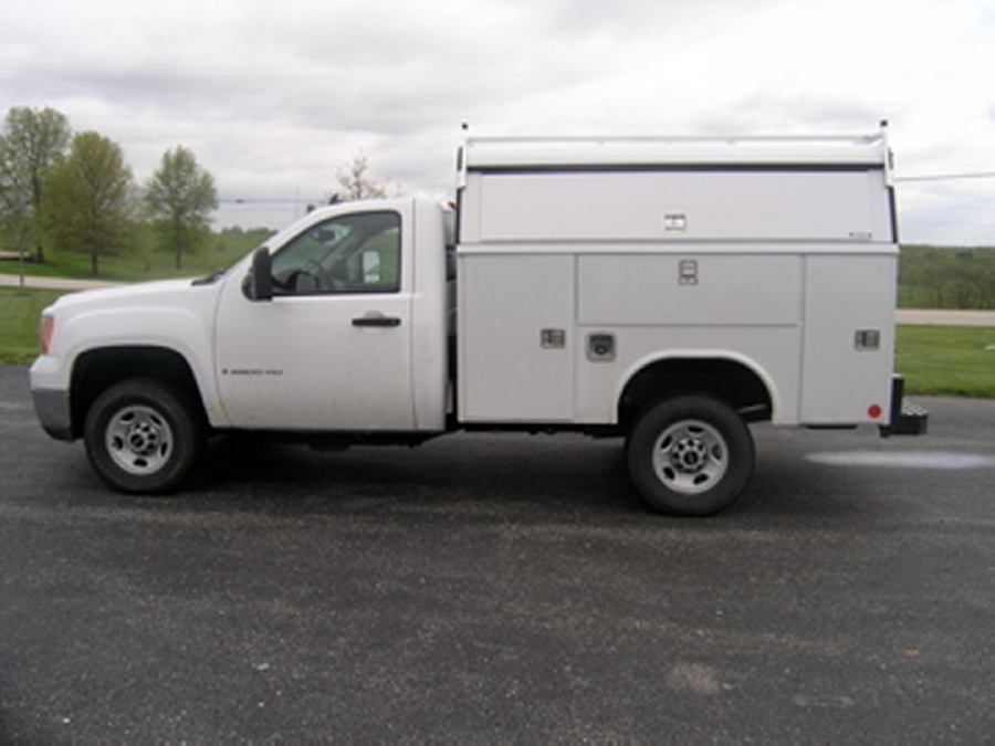 Hdu Contractors Cap For Utility Bed On 8 Gmc Sierra Images   Frompo