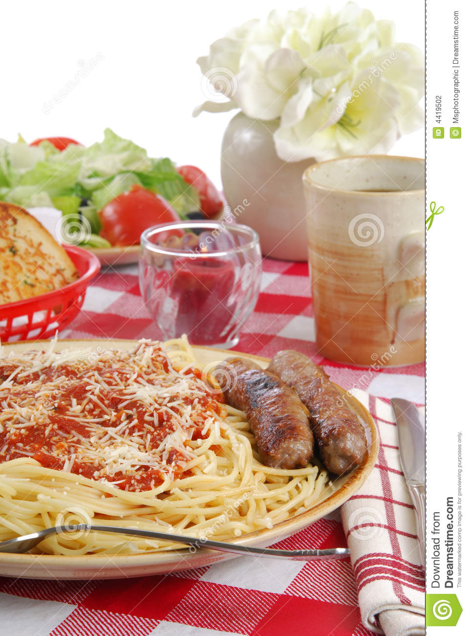 Italian Feast Stock Photography   Image  4419502