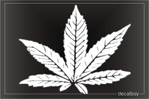Marijuana Leaf Assorted Design Car Stickers