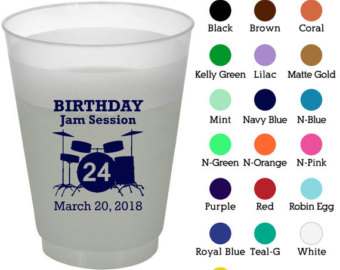 Party Cups Clipart 19102 Drum Set Birthday Party Favors Birthday