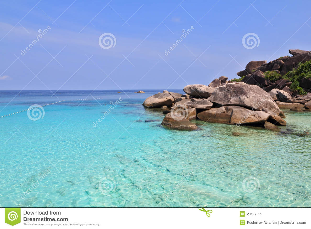 The Picturesque Similan Islands  Scenic Cliffs And Clear Azure Water