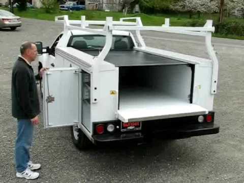 Tonneau Cover Utility Bedlocker For Service Truck Beds   Youtube
