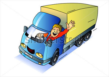 Truck With Truck Driver 119475442 Jpg