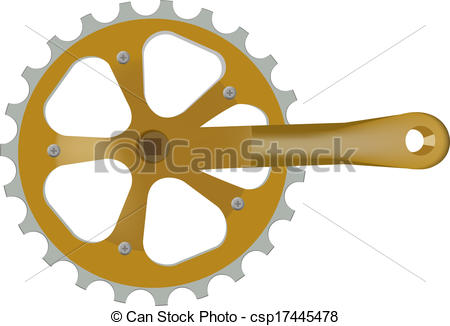 Vectors Illustration Of Bicycle Sprocket   Pinion Bicycle Accessory