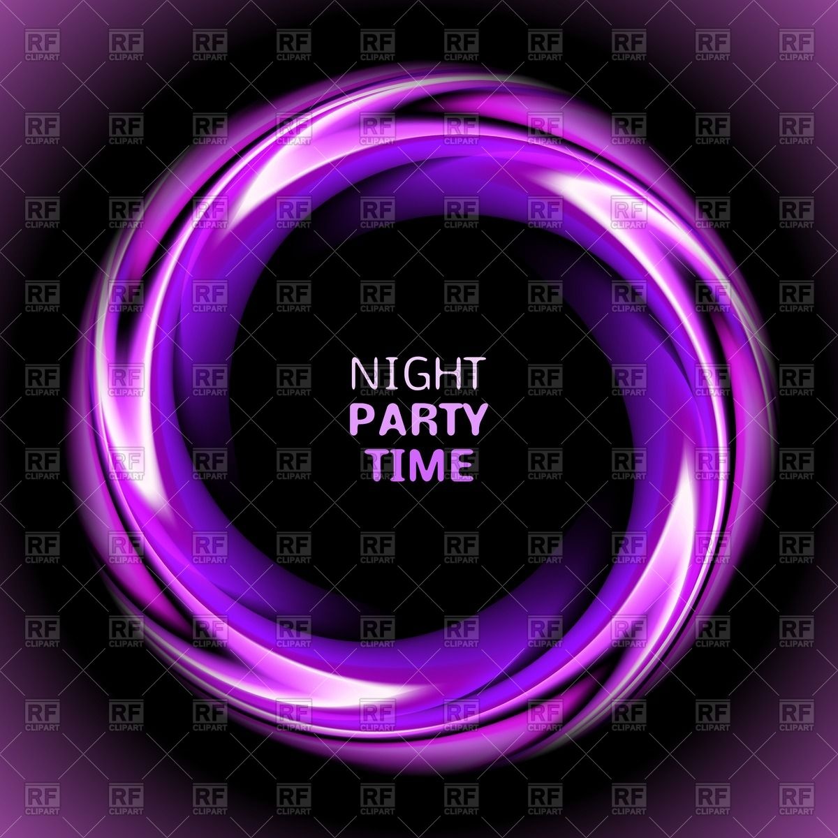 Abstract Purple Swirl Circle On Black Background Download Royalty    