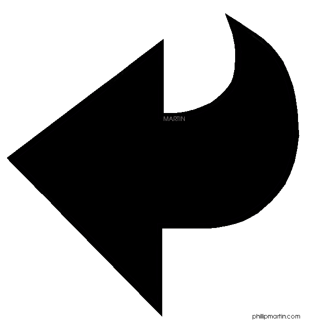 Black Arrow Return To The Previous Page Of Arrows Clip Art Or Back To