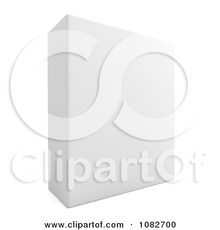 Clipart 3d Blank White Box   Royalty Free Cgi Illustration By Bnp