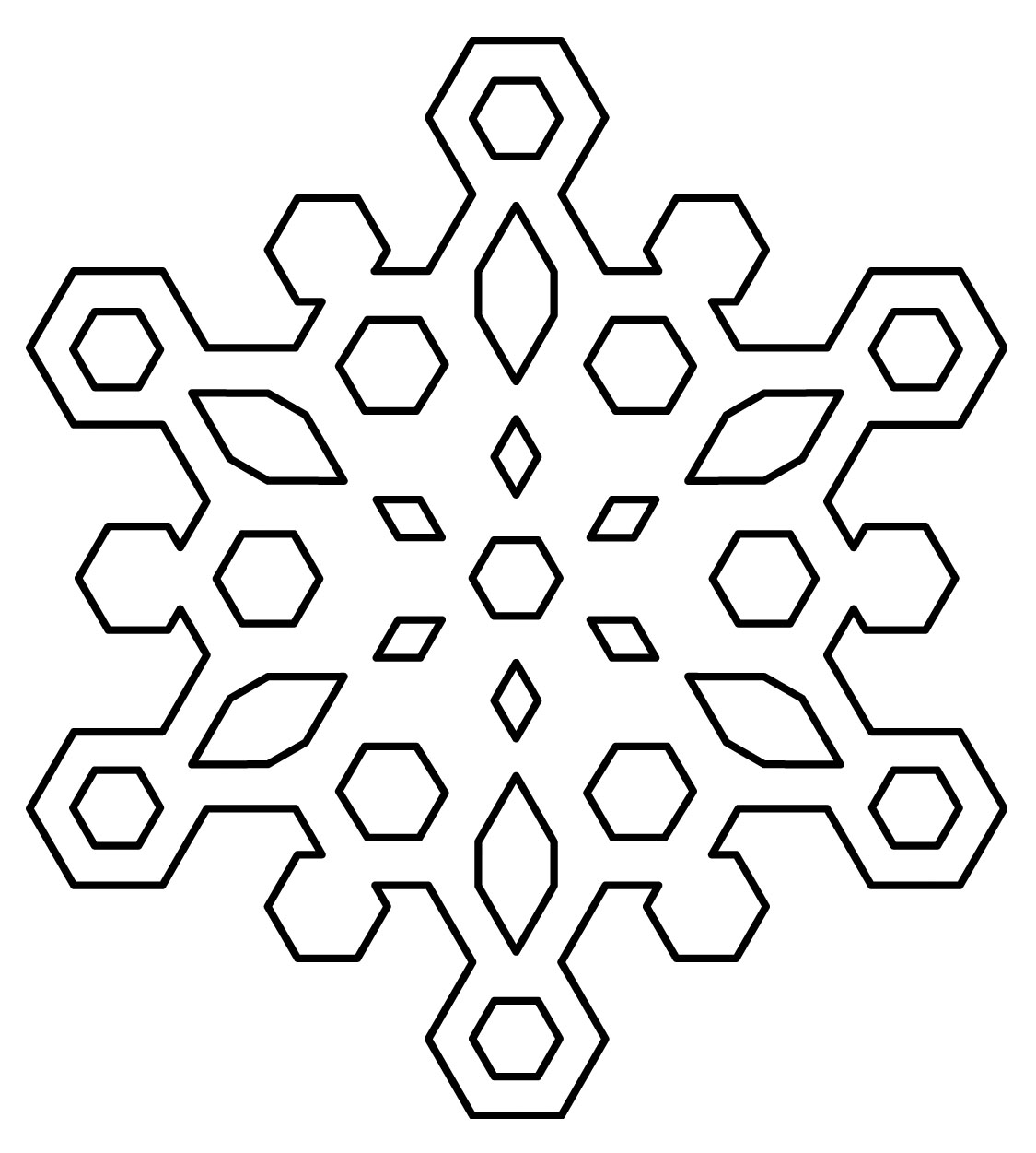 Clipart Is In Black And White While Some Of The Snowflake Clipart