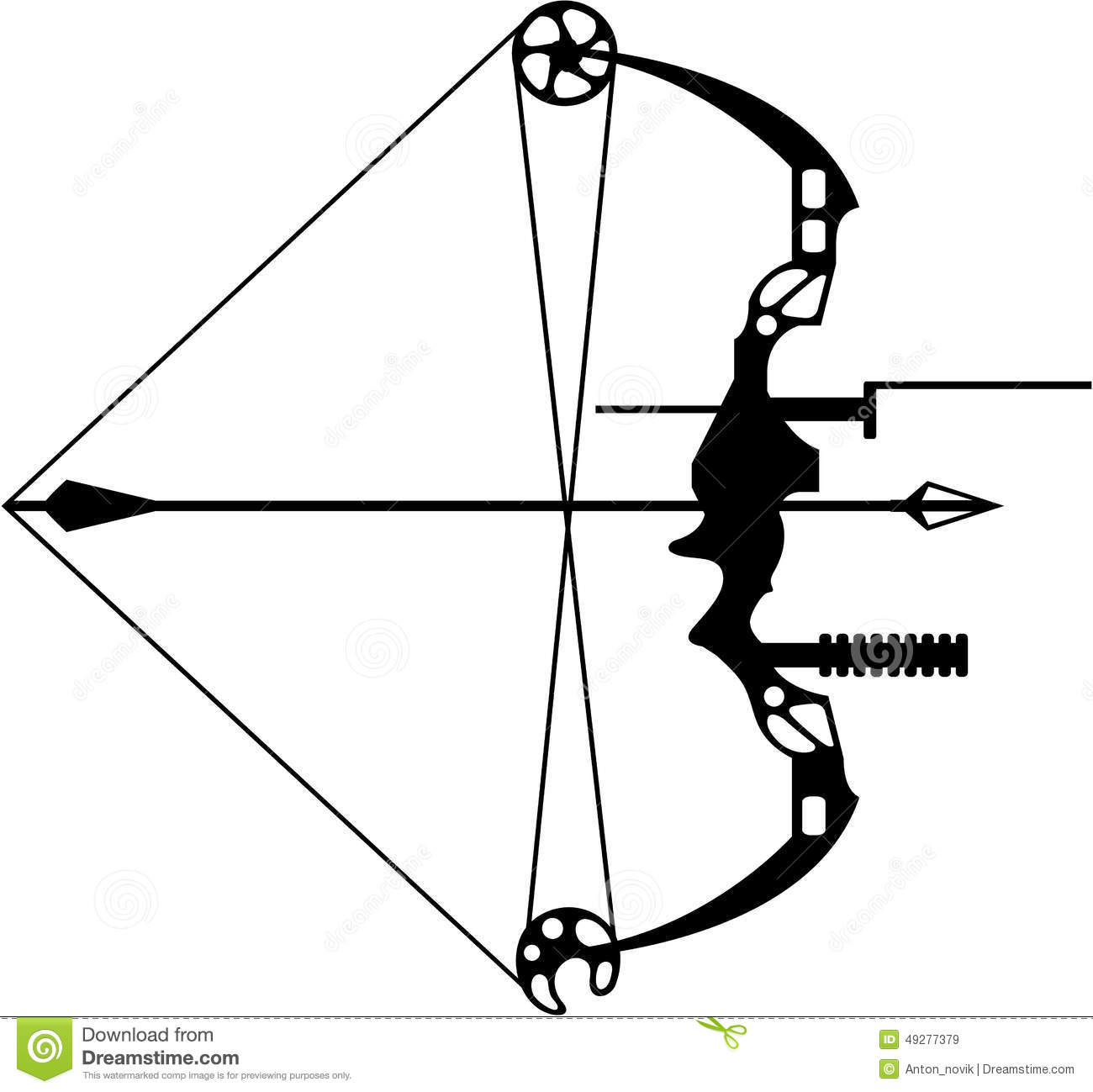 Compound Bow And Arrow Clip Art Compound Bow And Arrow Clipart