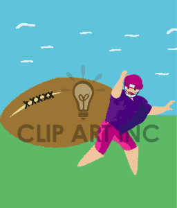 Football Player Clip Art Free