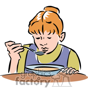 Happy Kid Eating Clipart   Clipart Panda   Free Clipart Images