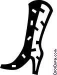 Ladies Boots Vector Clip Art