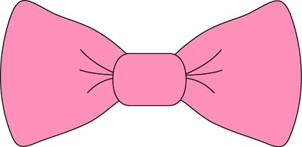 Pink Bow Tie   Clip Art Clothes   Pinterest