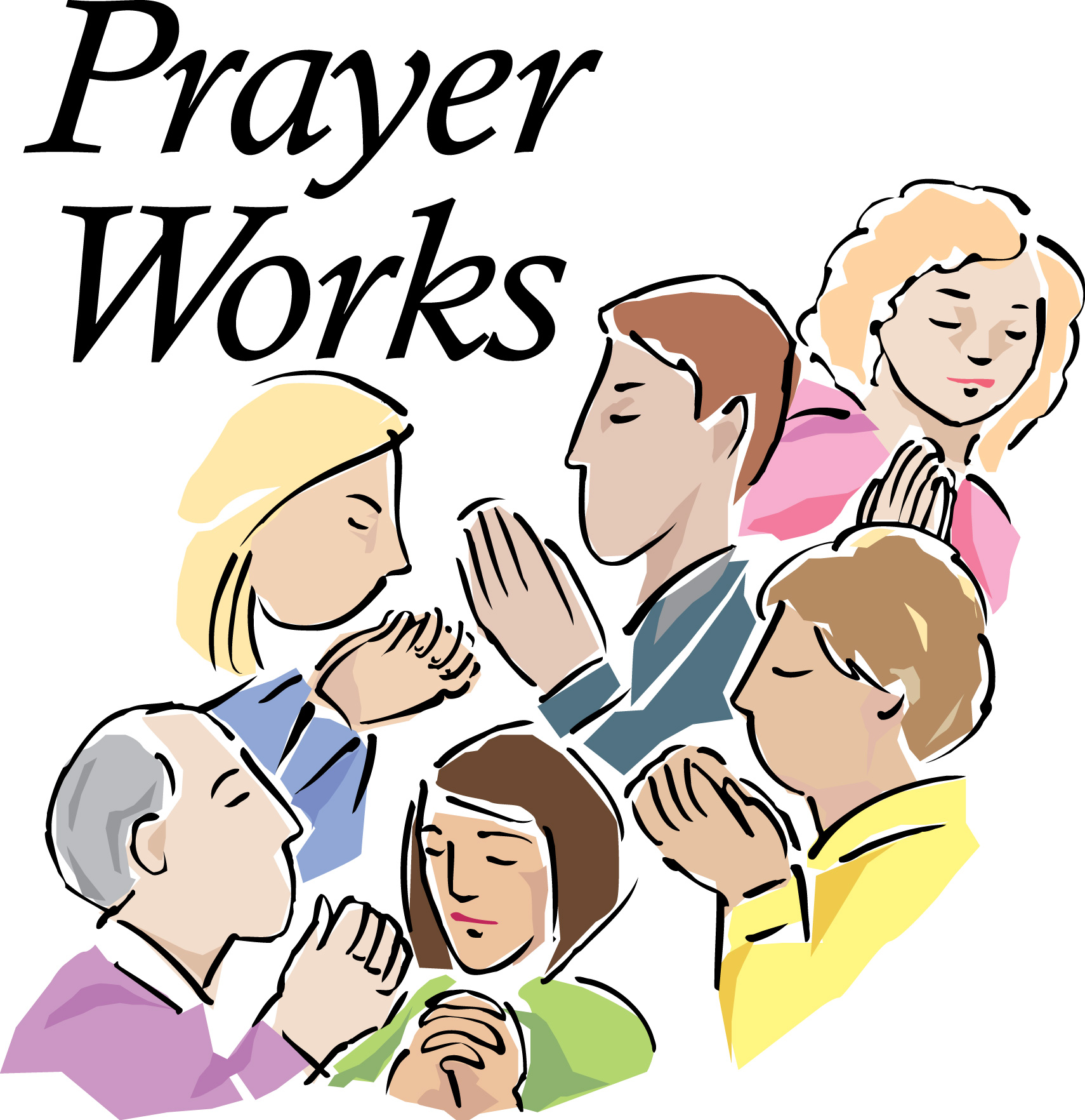 Praying For The Sick And Shut In Clipart