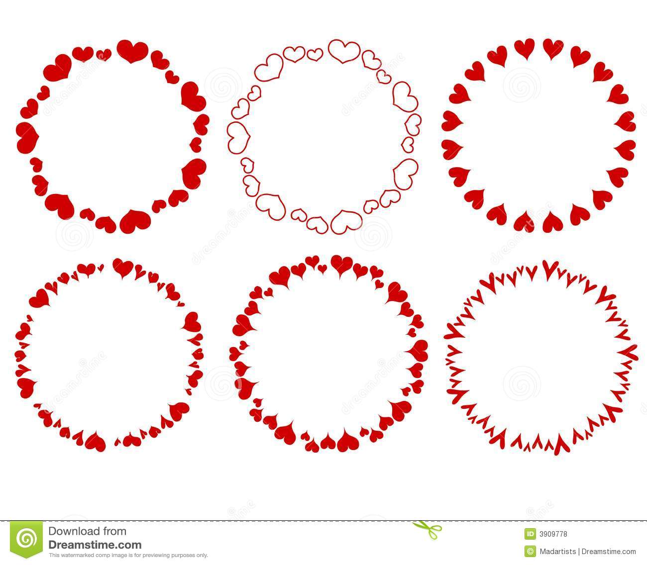 Red Circle Border Clip Art