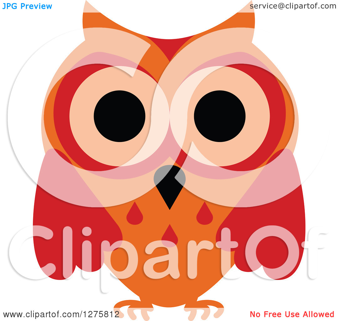 Red Owl Clipart