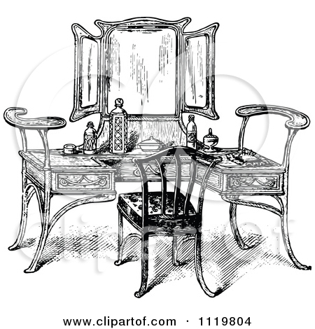 Royalty Free  Rf  Clipart Of Vanity Tables Illustrations Vector