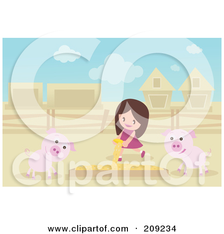 Royalty Free  Rf  Piglet Clipart Illustrations Vector Graphics  1