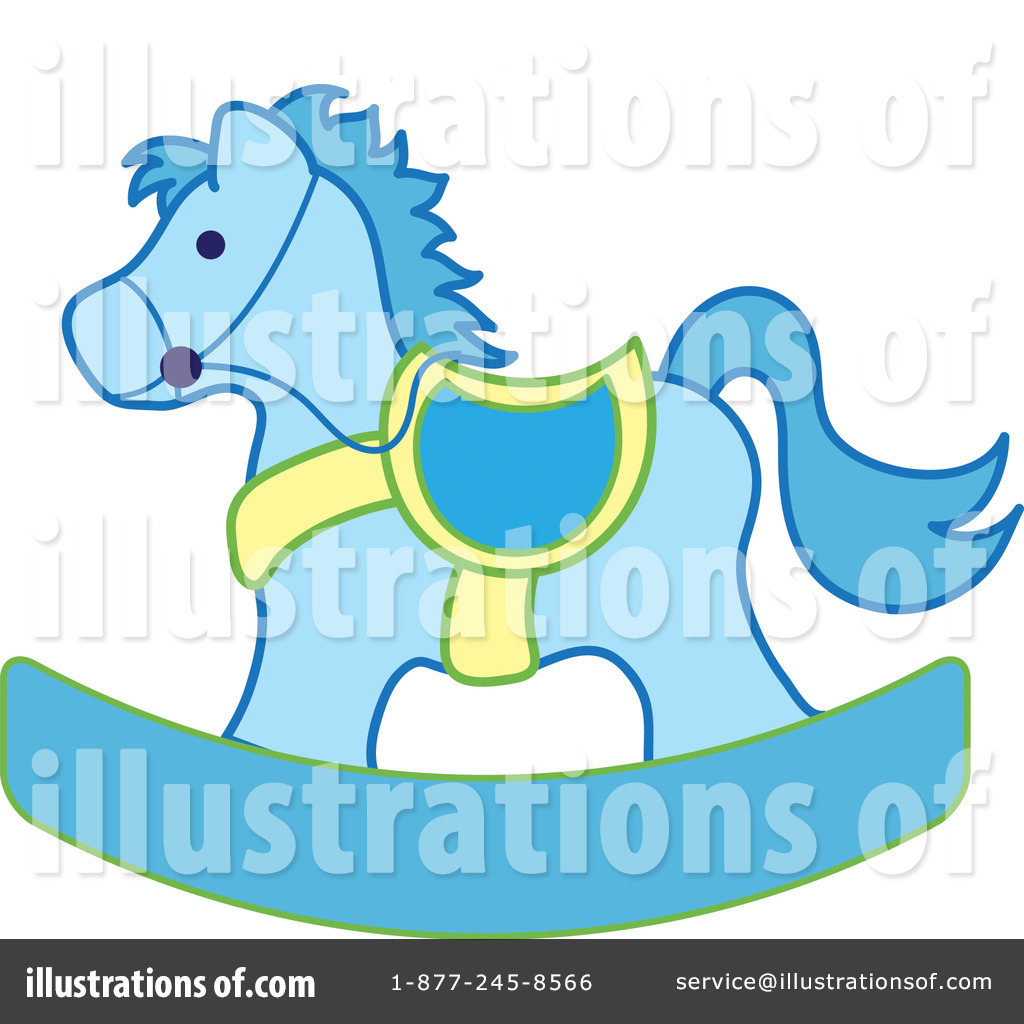 Royalty Free  Rf  Rocking Horse Clipart Illustration By Pams Clipart