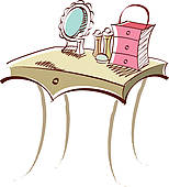 Vanity Table Stock Illustrations  43 Vanity Table Clip Art Images And