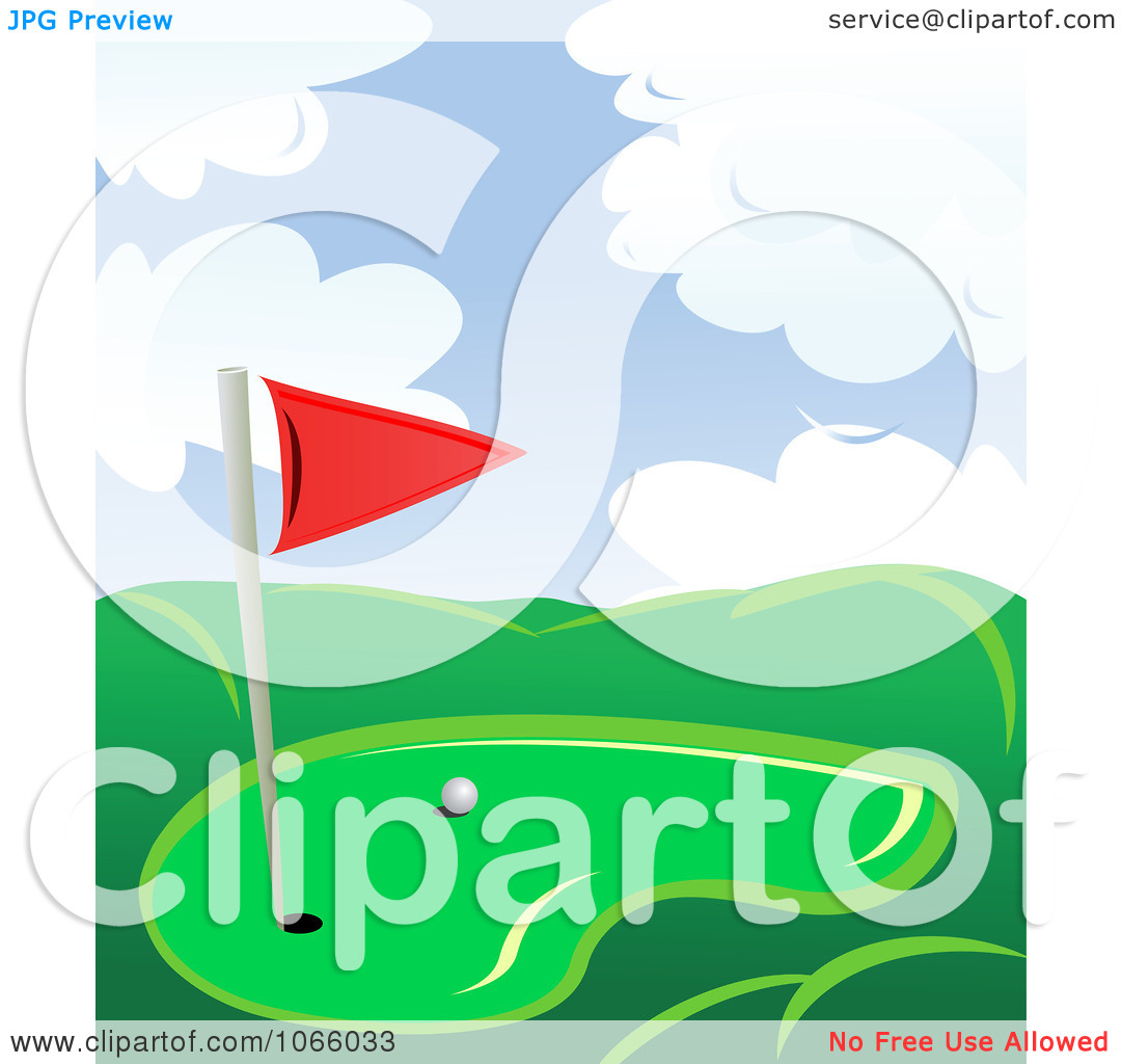 Clipart Golf Course 1   Royalty Free Vector Illustration By Seamartini