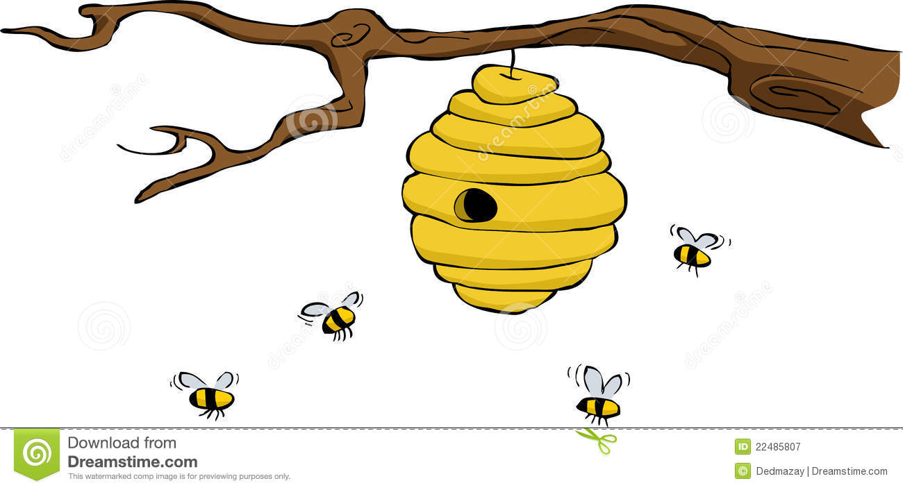 Cute Beehive Clipart Cute Beehive C